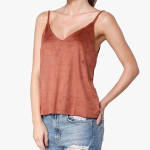 Forever 21 suede tank top